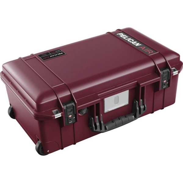 Pelican 1535TRVL Wheeled Carry-On Case Lid Organizer and Packing Cubes (Oxblood) For Sale