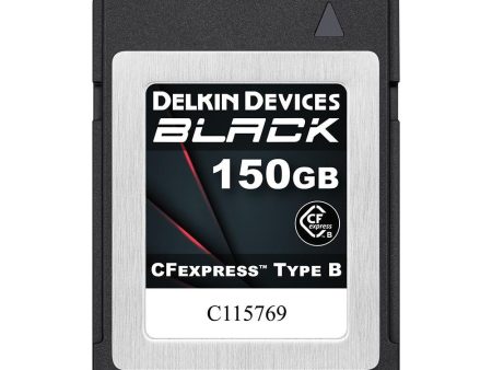 Delkin Devices BLACK 150 GB CFexpress™ Type B Memory Card Online Sale