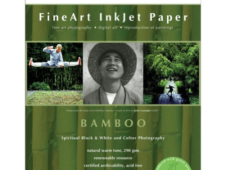 Hahnemuhle Fine Art Bamboo 290 gsm 8.5  x 11  25 Sheets For Cheap