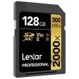 Lexar Pro 2000x SD UHS-II 128gb 2 pack Online Hot Sale