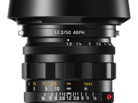 Leica Noctilux-M 50mm f 1.2 ASPH Lens (Black) For Discount