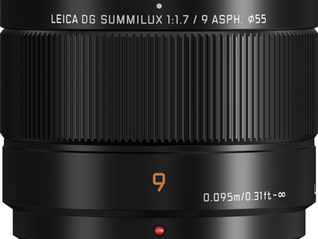 Panasonic Leica DG Summilux 9mm f 1.7 ASPH. Lens For Sale