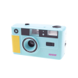 dubblefilm SHOW Camera Turquoise w  Flash Case Strap Hot on Sale