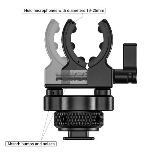 SmallRig Shotgun Microphone Holder (Cold Shoe) BSM2352 Supply