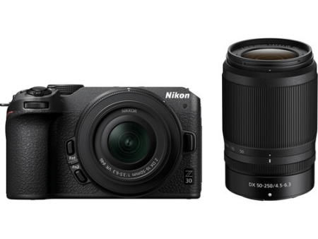 Nikon Z30 Mirrorless Camera with 16-50mm and 50-250mm Lenses Cheap