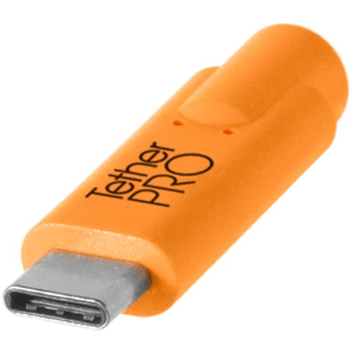 Tether Tools TetherPro USB Type-C Male to Micro-USB 3.0 Type B Male Cable (15, Orange, Right-Angle) Online Hot Sale