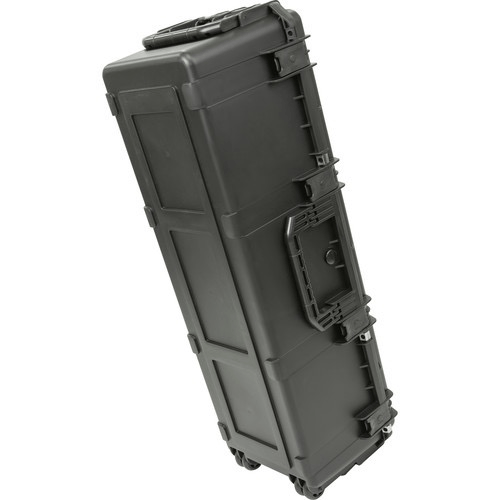 SKB iSeries 4213-12 Waterproof Case with Wheels with Think Tank-Designed Lighting Stand Dividers & Lid Foam (Black) Cheap