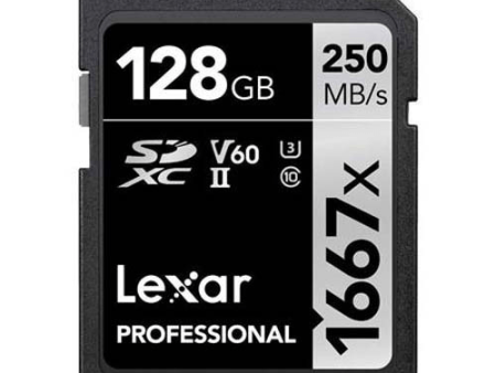 Lexar Pro 128GB 1667x SDXC UHS-II Memory Card Cheap