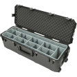 SKB iSeries 4213-12 Waterproof Case with Wheels with Think Tank-Designed Lighting Stand Dividers & Lid Foam (Black) Cheap