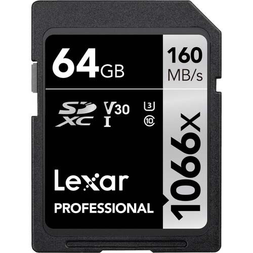 Lexar Pro 64GB 1066x SDXC Memory Card Online Sale