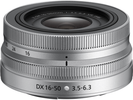 Nikon NIKKOR Z DX 16-50mm f 3.5-6.3 VR Lens (Silver) Sale