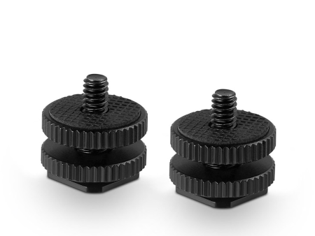 SMALLRIG Cold Shoe Adapter with 3 8  to 1 4  Thread(2pcs Pack) 1631 Online Sale