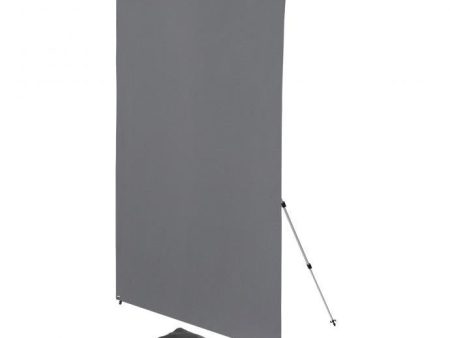 X-Drop Pro Wrinkle-Resistant Backdrop Kit - Neutral Gray (8 x 8) on Sale