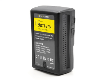 Promaster V-Mount Battery Charger Kit 190Wh with D-Tap & USB-A on Sale